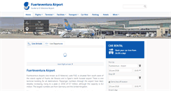 Desktop Screenshot of fuerteventuraairport.net